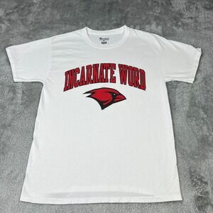 Incarnate Word University Shirt Mens Medium White Logo San Antonio